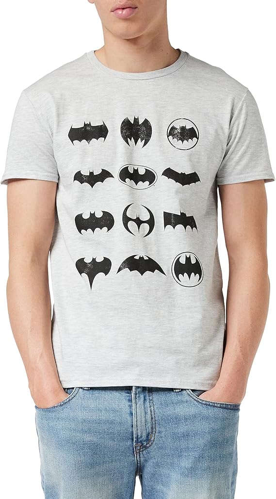 dc 漫画蝙蝠侠经典标志男式 t 恤 | 官方商品 | s-xxl,黑暗骑士正义